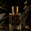 Dark gold bottle