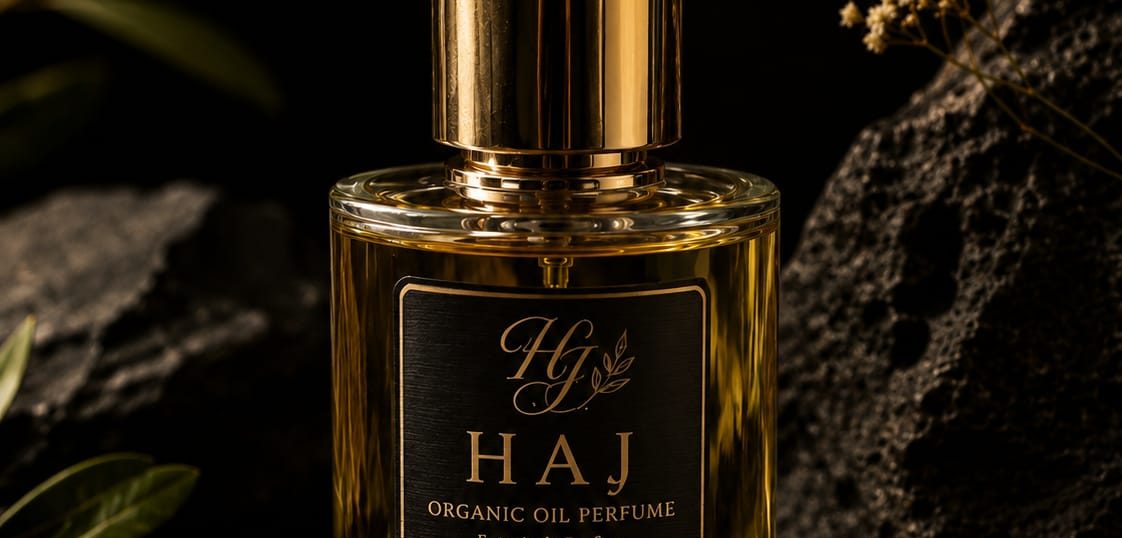 Dark gold bottle