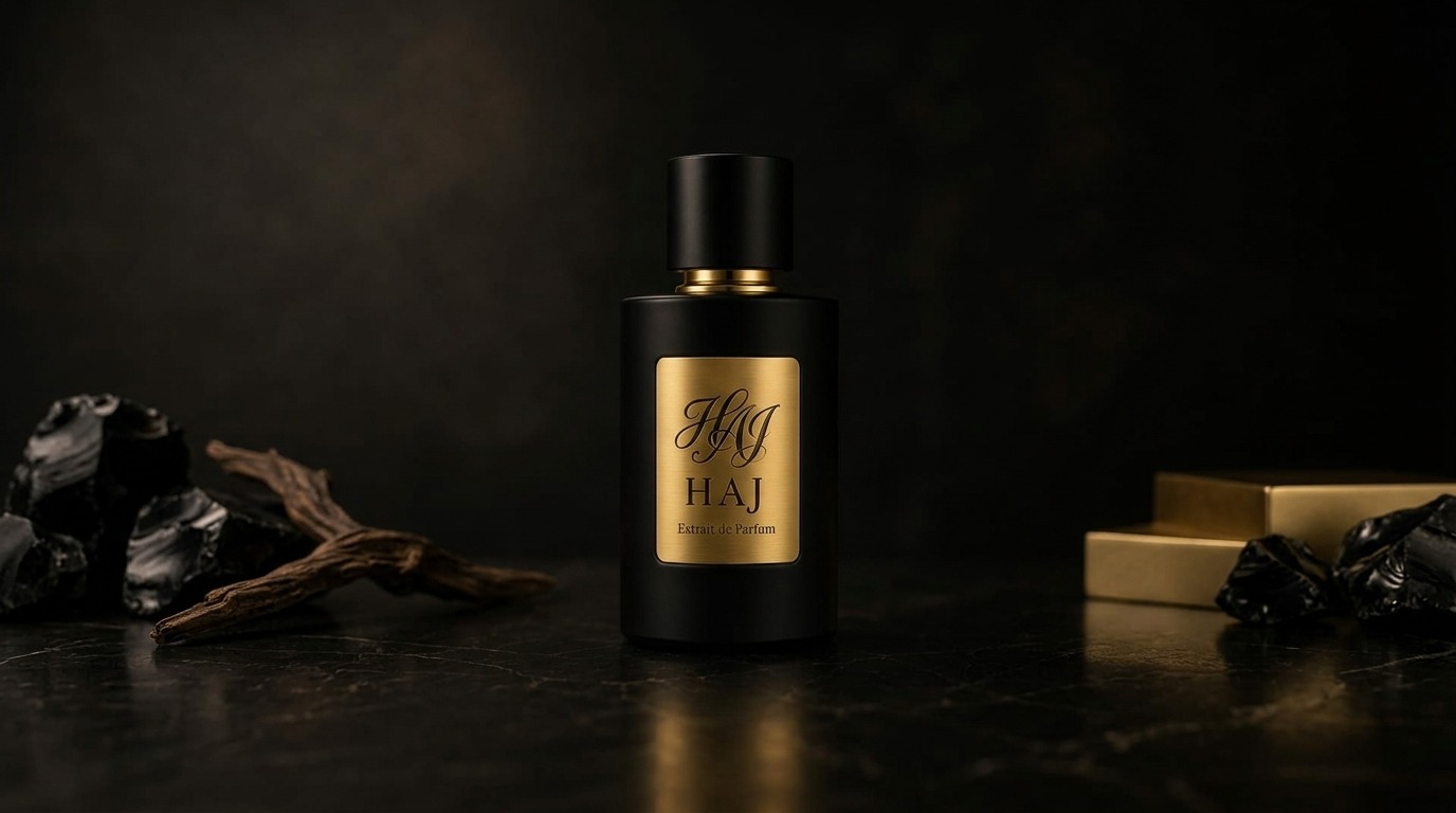 HAJ perfume Black bottle